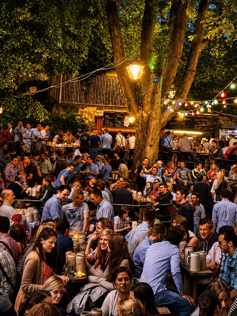 Menschenmenge auf Stadtfest in Erlangen
