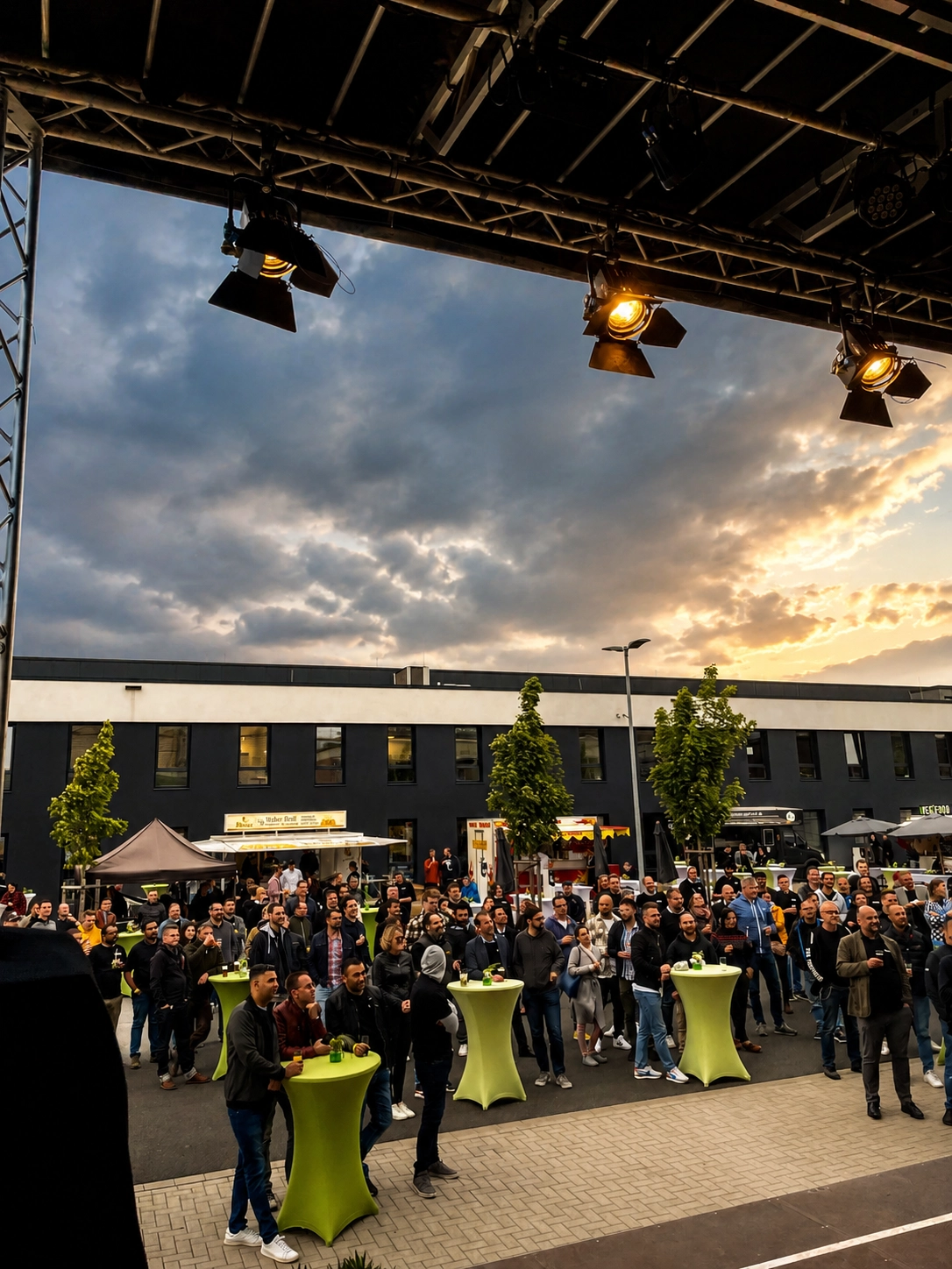 Orange begleitet ein Corporate Event mit Live-Musik